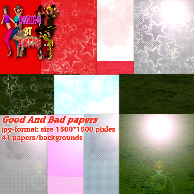 Good and Bad backgrounds/papers - Click Image to Close